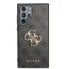 Guess - Bőr 4G Fém Logó (GUHCS24L4GMGGR) - Samsung Galaxy S24 Ultra - Fekete