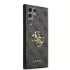 Guess - Bőr 4G Fém Logó (GUHCS24L4GMGGR) - Samsung Galaxy S24 Ultra - Fekete