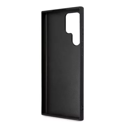 Guess - Bőr 4G Fém Logó (GUHCS24L4GMGGR) - Samsung Galaxy S24 Ultra - Fekete