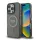 Guess - IML Csillámos Kör MagSafe (GUHMP16LHFGEREK) - iPhone 16 Pro - Fekete