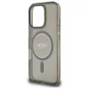 Guess - IML Csillámos Kör MagSafe (GUHMP16LHFGEREK) - iPhone 16 Pro - Fekete
