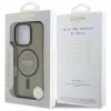Guess - IML Csillámos Kör MagSafe (GUHMP16LHFGEREK) - iPhone 16 Pro - Fekete