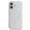 Guess - IML Csillámos Kör MagSafe (GUHMP16SHFGERET) - iPhone 16 - Átlátszó