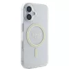 Guess - IML Csillámos Kör MagSafe (GUHMP16SHFGERET) - iPhone 16 - Átlátszó