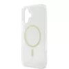 Guess - IML Csillámos Kör MagSafe (GUHMP16SHFGERET) - iPhone 16 - Átlátszó