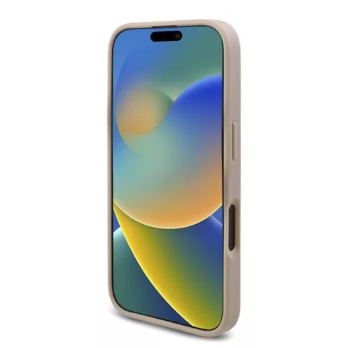 Guess - Hardcase  4G Triangle Metal Logo (GUHCP16MPG4GPH) - iPhone 16 Plus - White