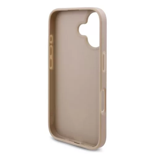 Guess - Hardcase  4G Triangle Metal Logo (GUHCP16MPG4GPH) - iPhone 16 Plus - White