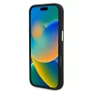 Guess - Szilikon Fém Logó Felirat és Kerettel (GUHCP16LSMBSLK) - iPhone 16 Pro - Fekete