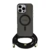 Guess - IML Crossbody Cord Script MagSafe (GUHMP16LHCTSGNSK) - iPhone 16 Pro - Black