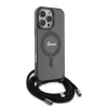 Guess - IML Crossbody Cord Script MagSafe (GUHMP16LHCTSGNSK) - iPhone 16 Pro - Black