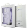 Guess - IML Zsinóros Keresztpántos Felirat MagSafe (GUHMP16LHCTSGNSU) - iPhone 16 Pro - Lila