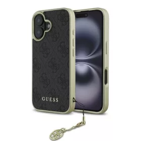   Guess - Keménytok 4G Díszítő Kollekció (GUHCP16MGF4GGR) - iPhone 16 Plus - Fekete