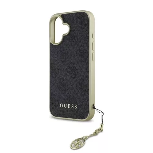 Guess - Keménytok 4G Díszítő Kollekció (GUHCP16MGF4GGR) - iPhone 16 Plus - Fekete