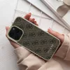 Guess - Keménytok 4G Díszítő Kollekció (GUHCP16MGF4GGR) - iPhone 16 Plus - Fekete