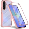 Techsuit - ColorVerse 360 tok kijelzővédővel - Samsung Galaxy A36 5G / A56 5G - Rózsaszín