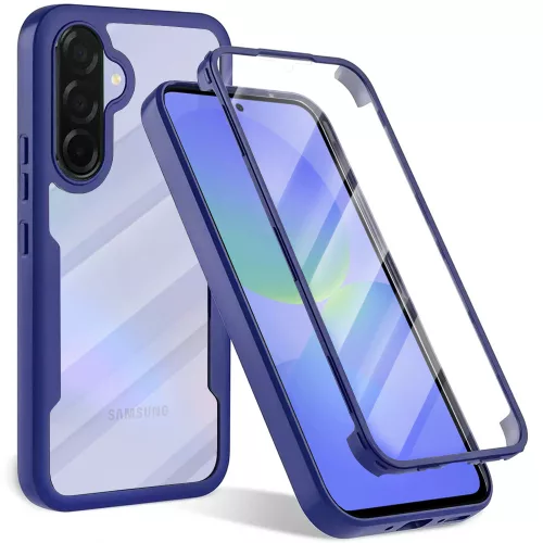 Techsuit - ColorVerse 360 tok kijelzővédővel - Samsung Galaxy A36 5G / A56 5G - Kék