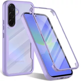   Techsuit - ColorVerse 360 tok kijelzővédővel - Samsung Galaxy A36 5G / A56 5G - Lila