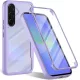 Techsuit - ColorVerse 360 tok kijelzővédővel - Samsung Galaxy A36 5G / A56 5G - Lila