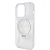 Guess - Ring Stand Script Glitter MagSafe (GUHMP15LHRSGSD) - iPhone 15 Pro - Clear