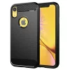 Techsuit - Carbon szilikon tok - iPhone XR - Fekete