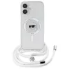 Karl Lagerfeld - IML Crossbody MagSafe (KLHMP16SHCKHNT) - iPhone 16 - Transparent Karl Head