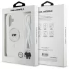 Karl Lagerfeld - IML Crossbody MagSafe (KLHMP16SHCKHNT) - iPhone 16 - Transparent Karl Head
