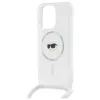 Karl Lagerfeld - IML Crossbody MagSafe (KLHMP16XHCKHNT) - iPhone 16 Pro Max - Transparent Karl Head
