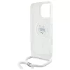 Karl Lagerfeld - IML Crossbody MagSafe (KLHMP16SHCCHNT) - iPhone 16 - Transparent Choupette's Head