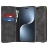 Techsuit - Confy Cover kinyitható tok - Honor Magic7 Pro - Fekete