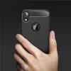 Techsuit - Carbon szilikon tok - iPhone XR - Fekete