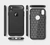 Techsuit - Carbon szilikon tok - iPhone XR - Fekete