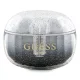 Guess - Vezeték nélküli fülhallgató (GUTWSHDGKEEK) - Bluetooth 5.3, TWS, USB-C, dokkolóállomással, IPX4 - Csillámos fekete színátmenet