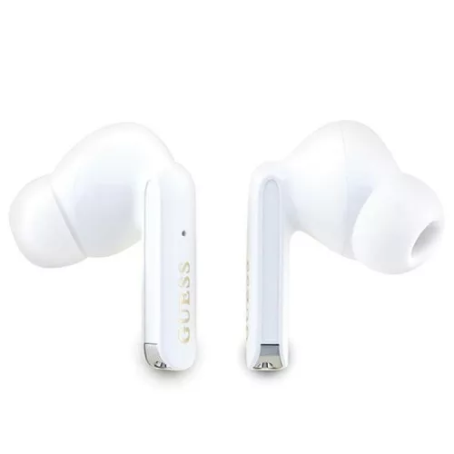 Guess - Vezeték nélküli fülhallgató (GUTWSHDGKEEK) - Bluetooth 5.3, TWS, USB-C, dokkolóállomással, IPX4 - Csillámos fekete színátmenet