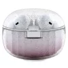 Guess - Vezeték nélküli fülhallgató (GUTWSHDGKEEP) - Bluetooth 5.3, TWS, USB-C, dokkolóállomással, IPX4 - Csillámos rózsaszín színátmenet