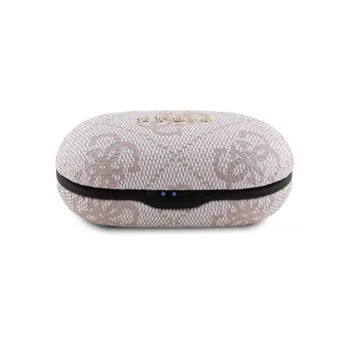 Guess - Vezeték nélküli fülhallgató 4G fém (GUTWSP4EGP) - Dokkolóállomással, Bluetooth 5.3, TWS, ENC, IPX5, 300mAh - Rózsaszín