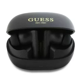   Guess - Vezeték nélküli fülhallgató kapszula alakú logóval (GUTWST88MCTGK) - Fülbe helyezhető, Bluetooth, TWS - Fekete