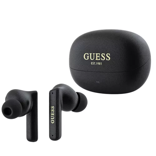 Guess - Wireless Earbuds Capsule Printed Logo (GUTWST88MCTGK) - In-Ear, Bluetooth, TWS - Black