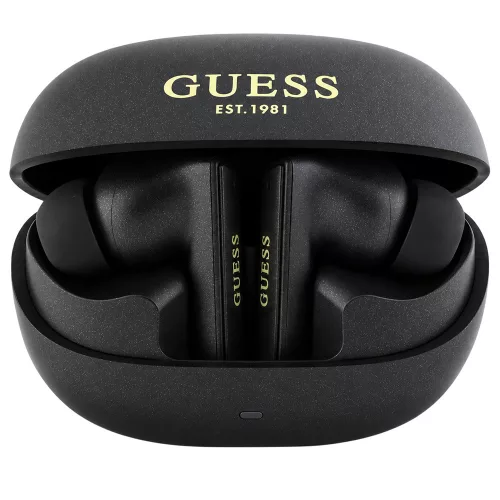Guess - Wireless Earbuds Capsule Printed Logo (GUTWST88MCTGK) - In-Ear, Bluetooth, TWS - Black