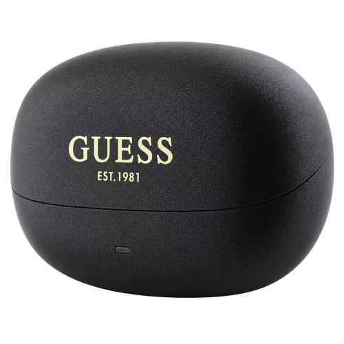 Guess - Wireless Earbuds Capsule Printed Logo (GUTWST88MCTGK) - In-Ear, Bluetooth, TWS - Black