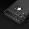 Techsuit - Carbon szilikon tok - iPhone X / iPhone XS - Fekete