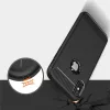 Techsuit - Carbon szilikon tok - iPhone X / iPhone XS - Fekete