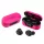 Guess - Wireless Earbuds (GUTWST31EM) - Bluetooth 5.0, TWS, USB-C, with LED Display, Docking Station, IPX4 - Magenta