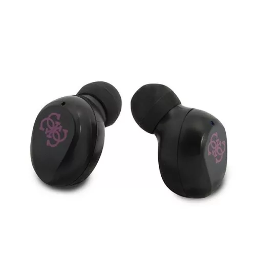Guess - Vezeték nélküli fülhallgató (GUTWST31EM) - Bluetooth 5.0, TWS, USB-C, LED kijelzővel, dokkolóállomással, IPX4 - Magenta