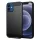 Techsuit - Carbon szilikon tok - iPhone 12 / iPhone 12 Pro - Fekete