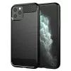Techsuit - Carbon szilikon tok - iPhone 11 Pro Max - Fekete