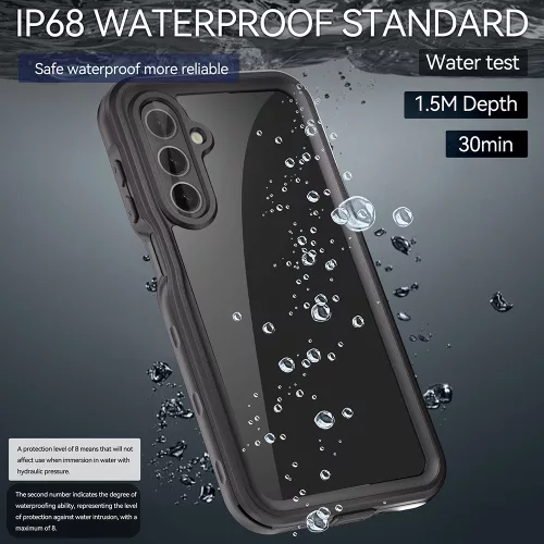 ShellBox - Waterproof IP68 Case - Samsung Galaxy A16 4G / A16 5G - Black