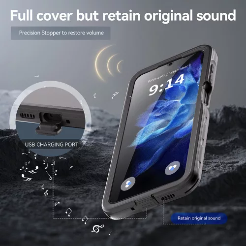 ShellBox - Waterproof IP68 Case - Samsung Galaxy A16 4G / A16 5G - Black
