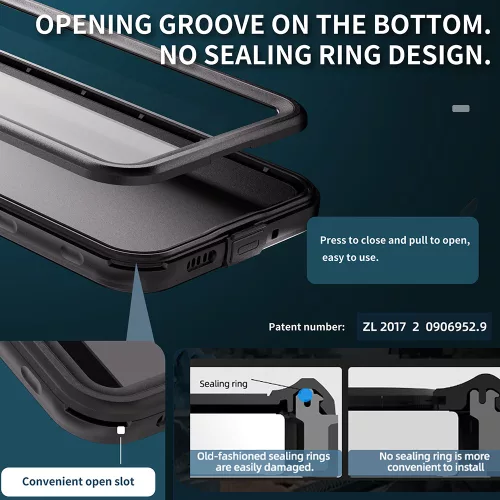 ShellBox - Waterproof IP68 Case - Samsung Galaxy A16 4G / A16 5G - Black