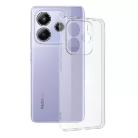   Techsuit - Clear Silicone tok - Xiaomi Redmi Note 14 5G - Átlátszó