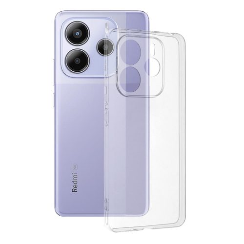 Techsuit - Clear Silicone - Xiaomi Redmi Note 14 5G - Átlátszó tok